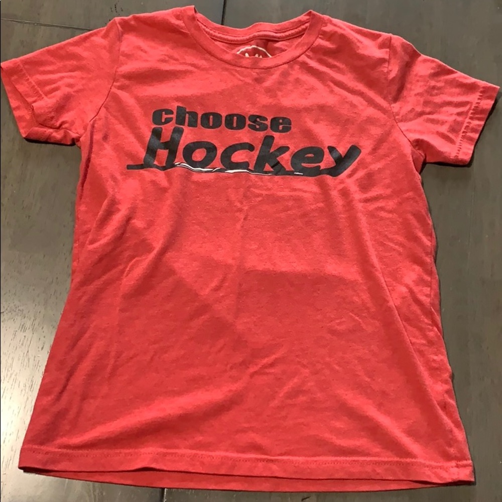 Youth Choose Hockey t shirt